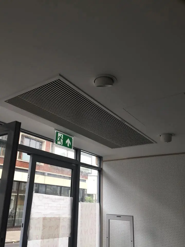 Install of Ceiling recessed air conditioning unit in Central London
