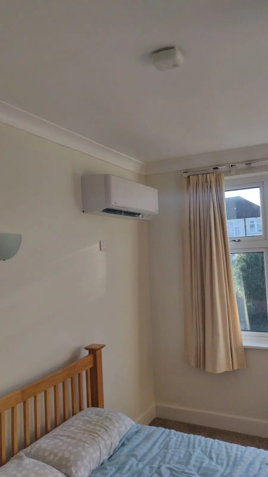 Mitsubishi Bedroom air conditioner unit Install in Wembley, London