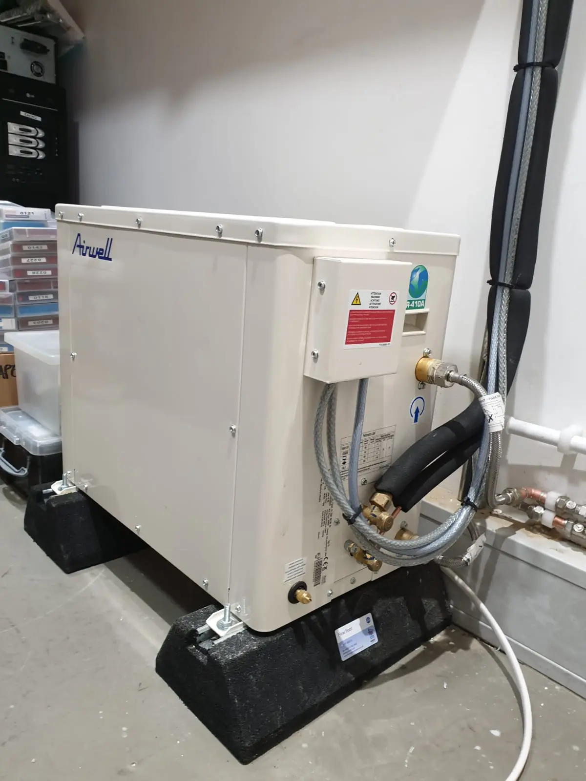 water cooled aircon installation